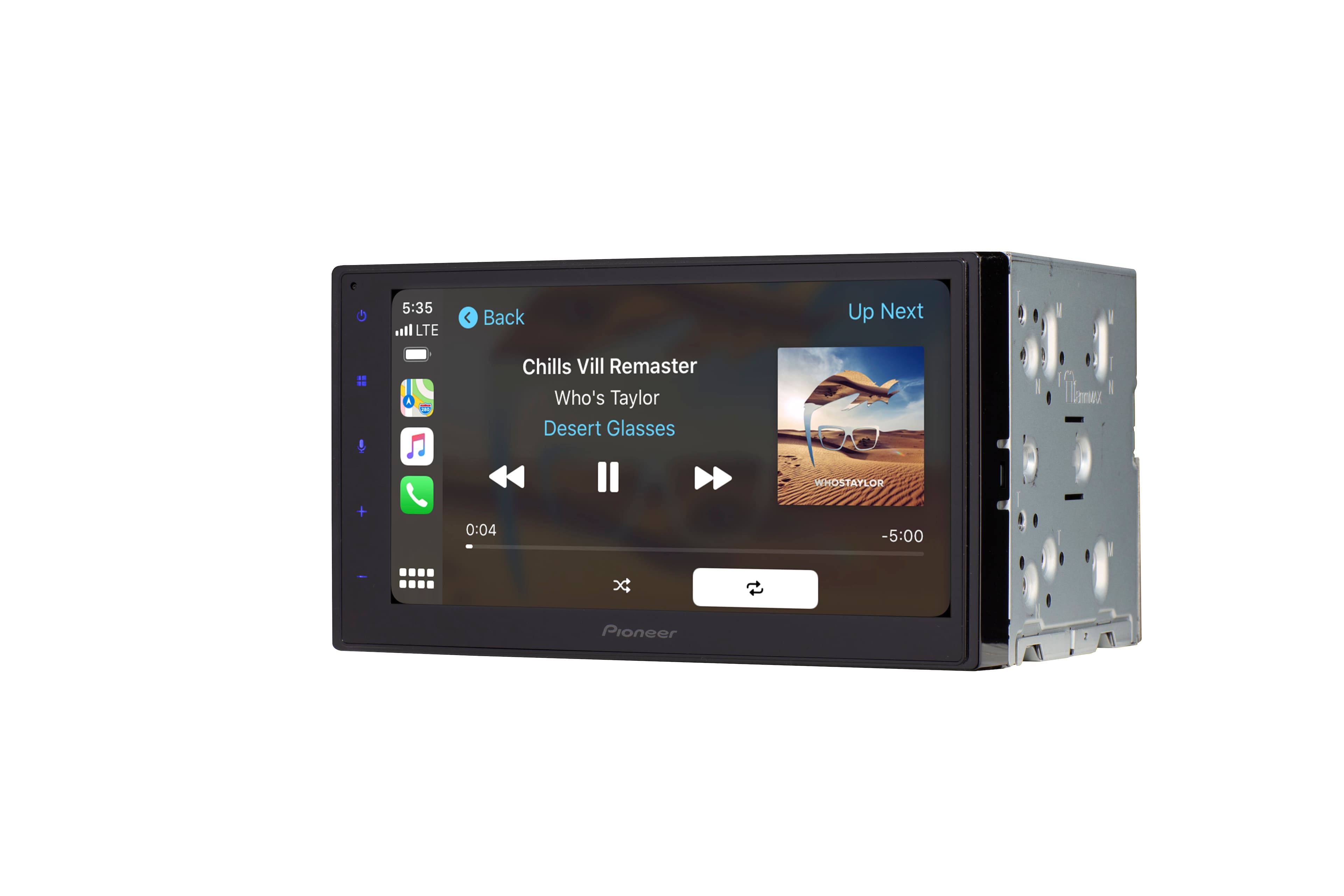 Alt View 12. Pioneer - 6.8" Android Auto and Apple CarPlay Bluetooth Digital Media (DM) Receiver - Black.