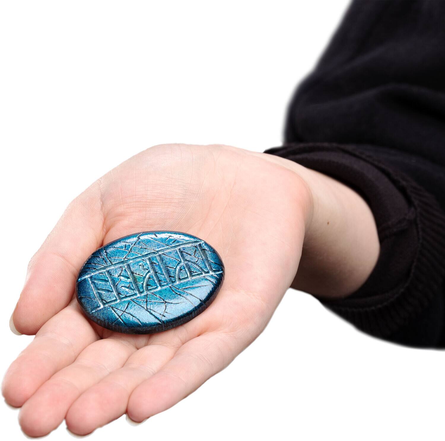 Alt View 1. Weta Workshop - WETA Workshop Prop Replica - The Hobbit Trilogy - Kili's Rune Stone   - Collectibles - Multicolor.