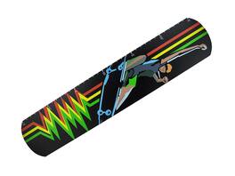 Zeckos - Children`s Skateboard Growth Chart Wall Hanging - Multicolored