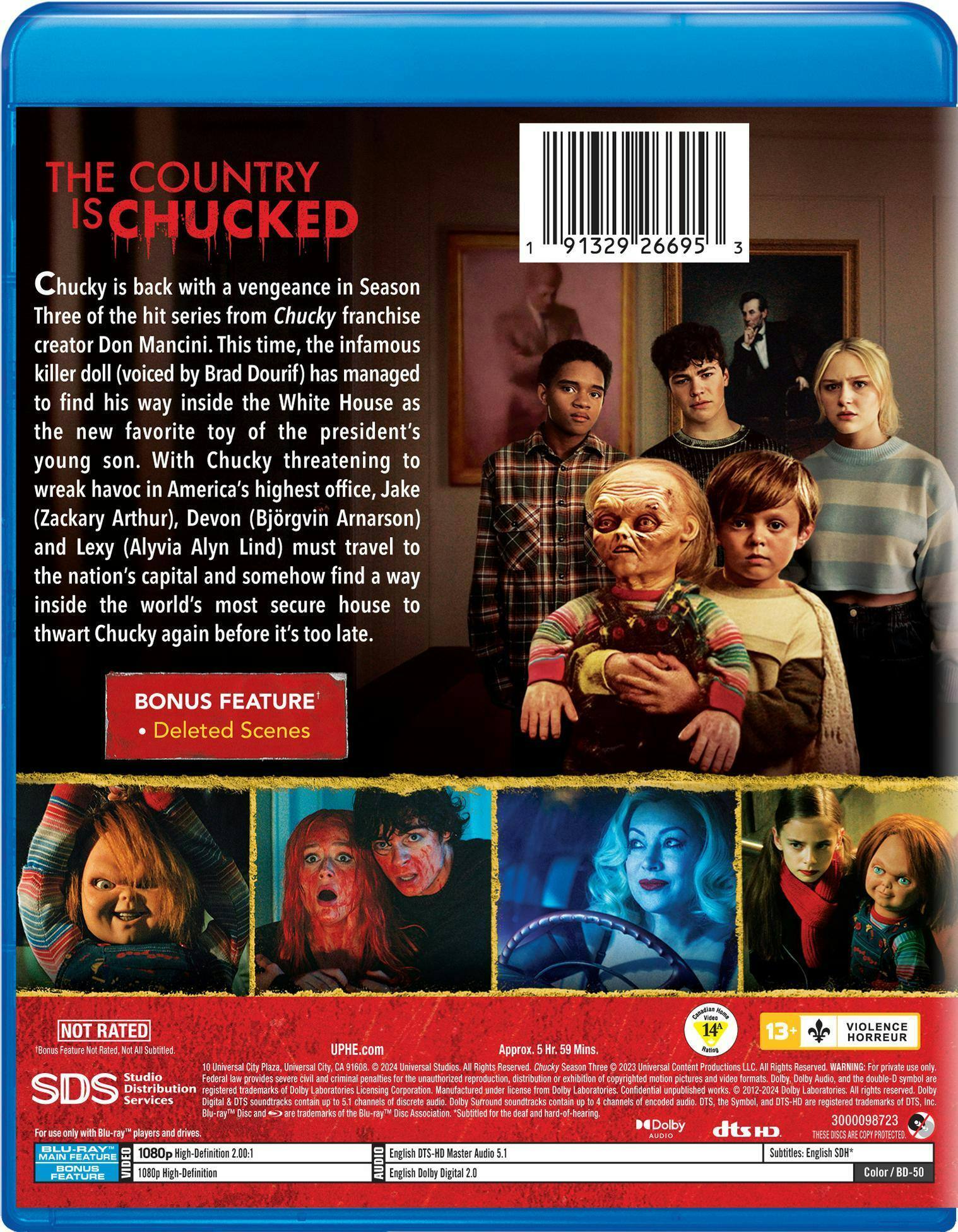 Back. Chucky: Season Three [Blu-ray].