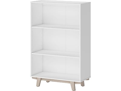 Alt View 1. Thomasville Furniture - Whitney 3-Shelf 48"H Bookcase - White.