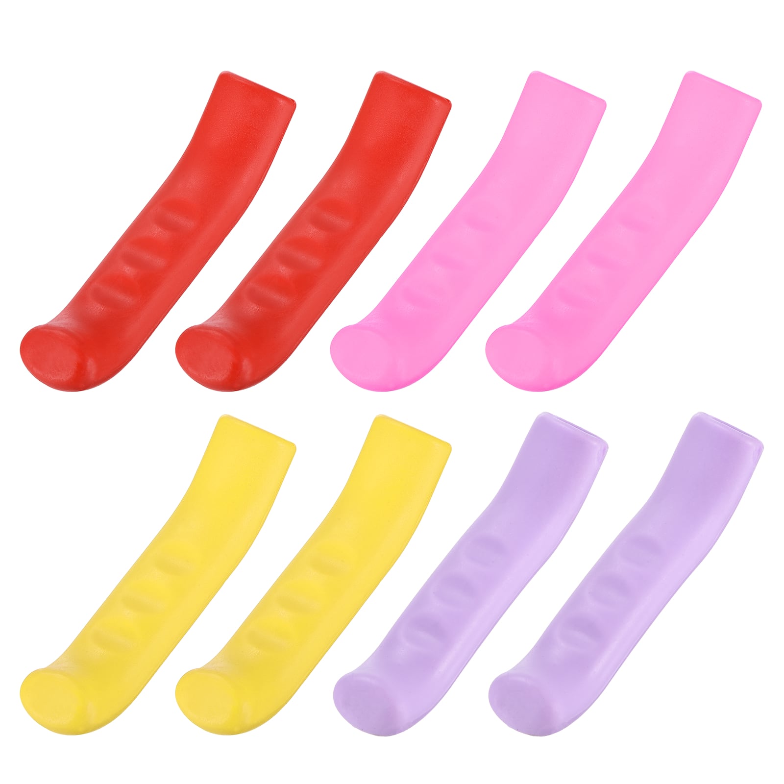 Unique Bargains - Bicycle Brake Lever Covers, Brake Grips Anti-Slip Sleeve, 8Pairs Silicone - Fitting for MTB/Road/Cycling/Universal Lever - Purple, Yellow, Pink, Red price history on PriceWatchPro