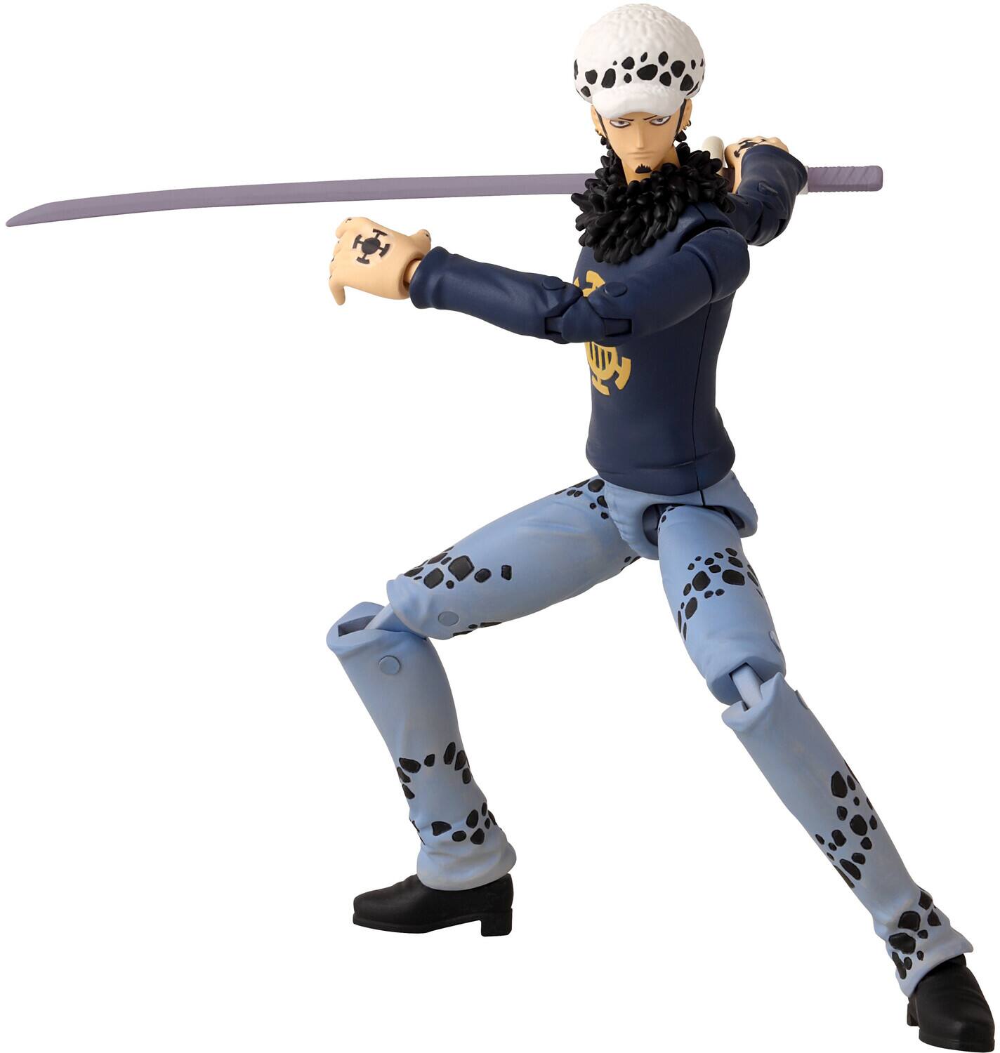 Alt View 2. Bandai - Bandai - One Piece - Anime Heroes - Trafalgar Law Action Figure   - COLLECTIBLES - Multicolor.