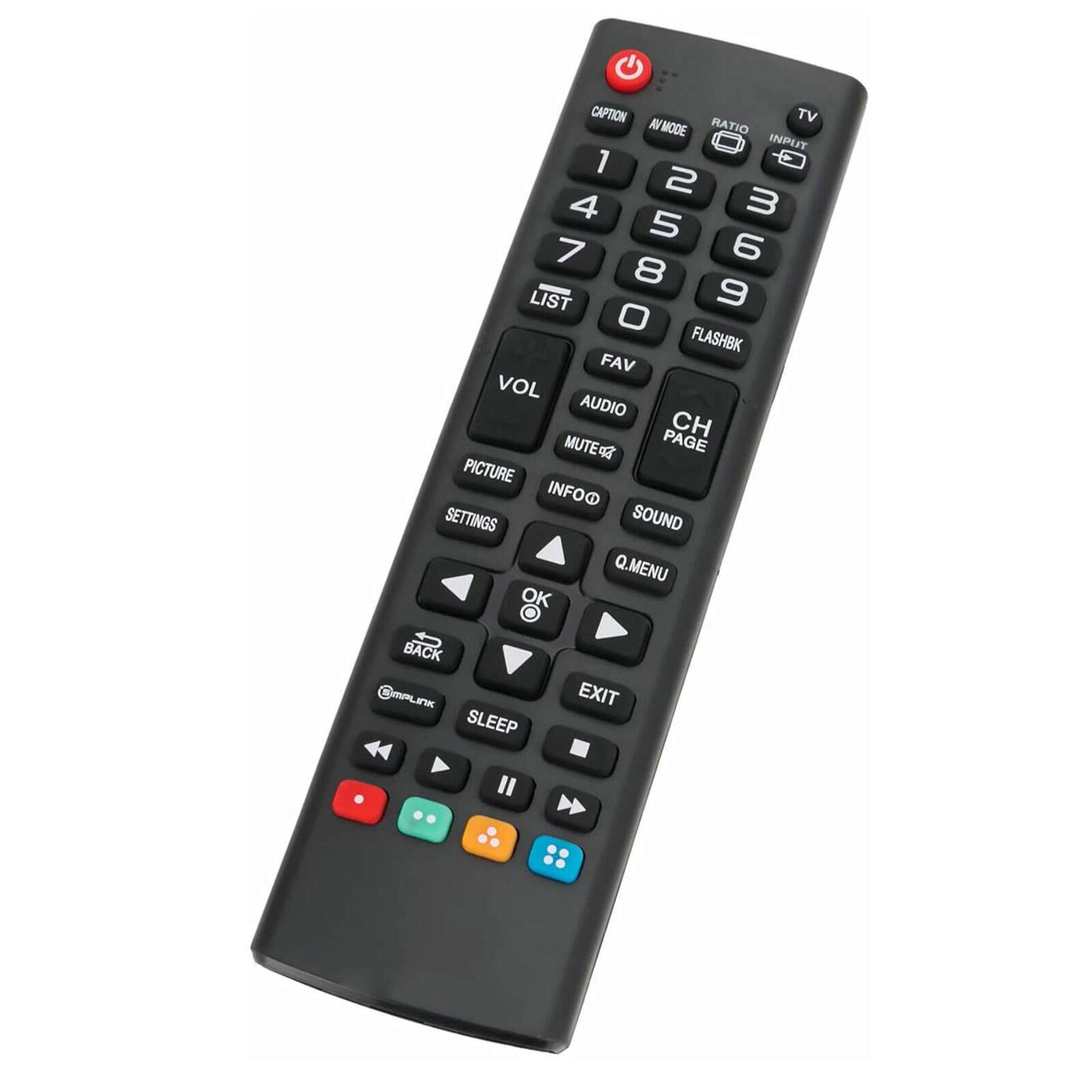 CAPTION TV AV MODE RATIO INPUT 1 2 3 4 5 6 7 8 9 0 LIST FAV FLASHBK CH PAGE AUDIO MUTE VOL INFO SETTINGS SOUND Q.MENU OK BACK EXIT SLEEP PLINK