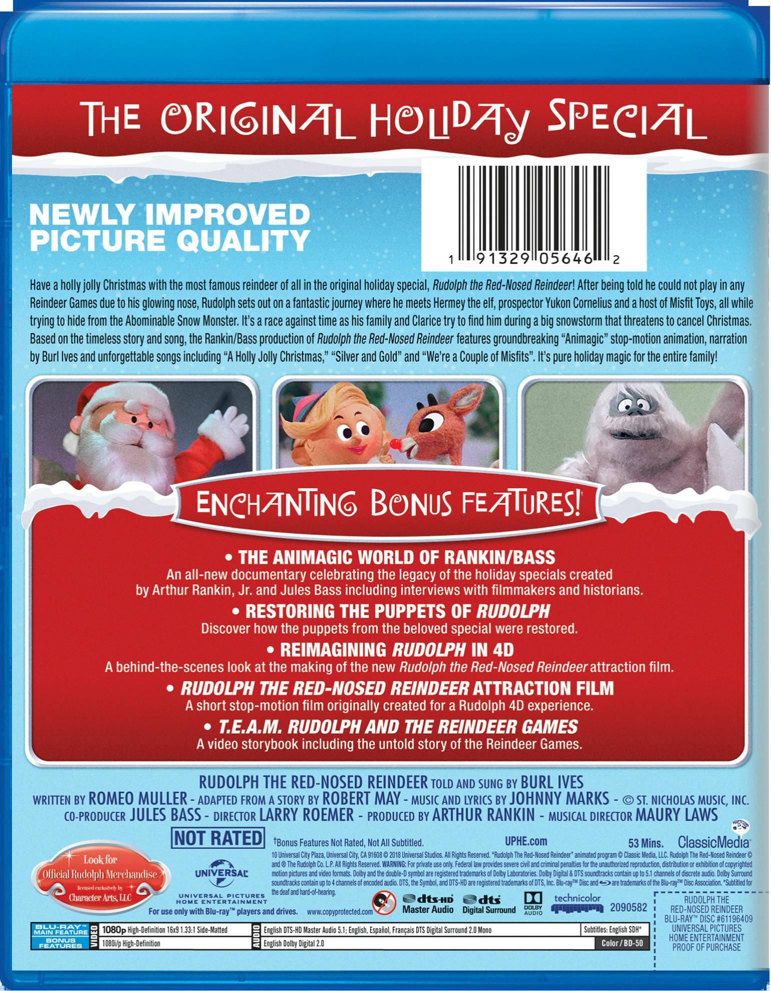 Angle. Rudolph the Red-nosed Reindeer (Deluxe Edition) [Blu-ray].
