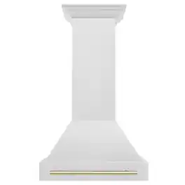 ZLINE Autograph Edition - 30 inches - Externally Vented - Wall Range Hood - Satin Stainless Steel
