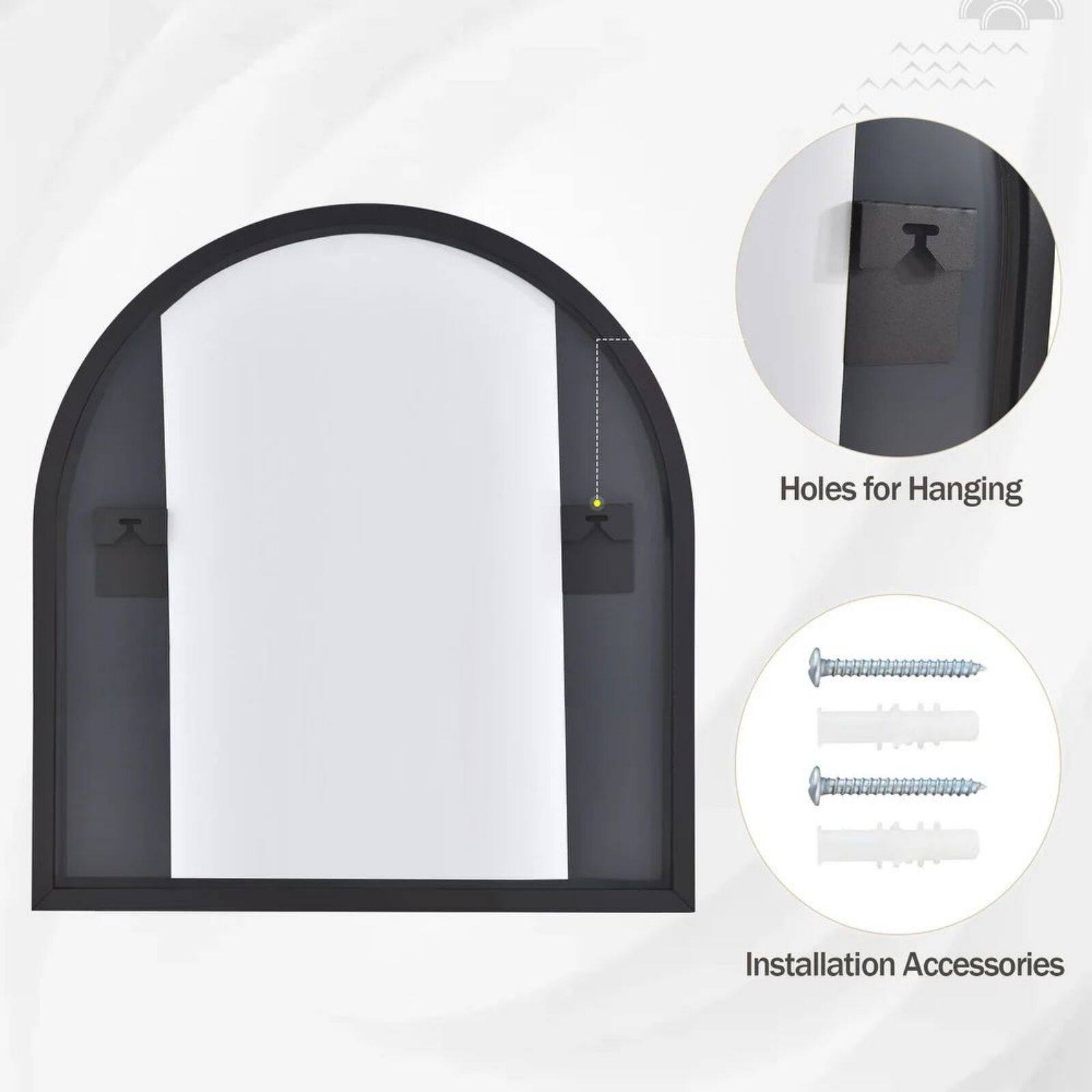 Holes for Hanging  
Installation Accessories