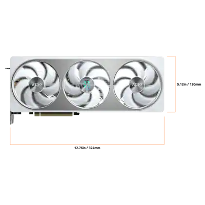 GIGABYTE NVIDIA GeForce RTX 5070 AERO OC 12G GDDR7 PCI Express 5.0 GIGABYTE NVIDIA GeForce RTX 5070 AERO OC 12G GDDR7 PCI Express 5.0