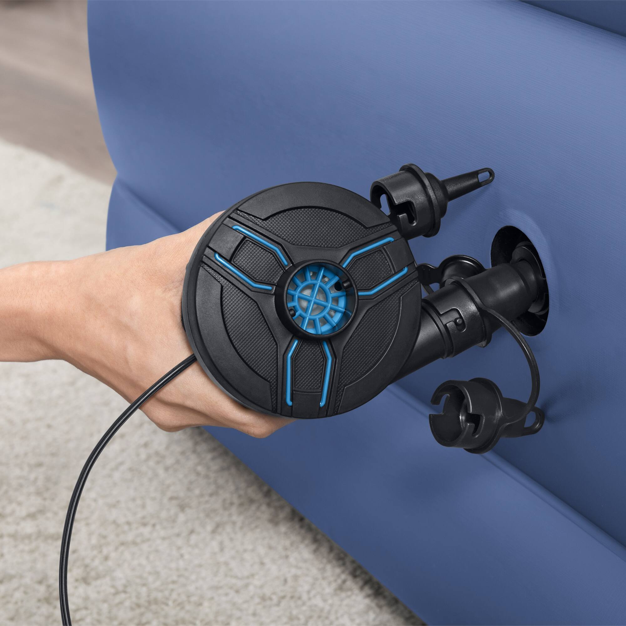 Back. Bestway - PowerTouch: DC Electric Air Pump - Black.