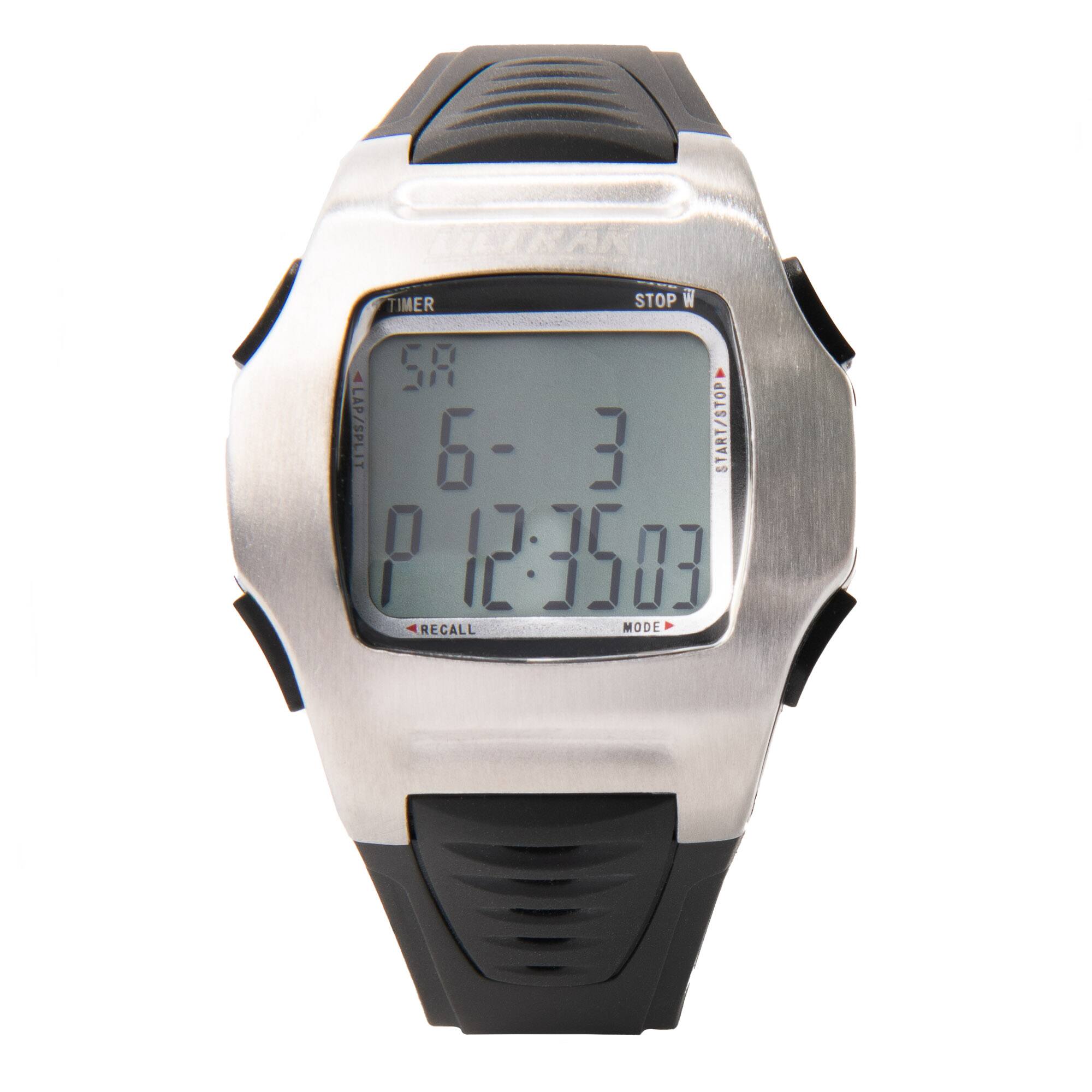 ALUAR TIMER STOP W A 5R LAP/SPLIT 6- - 3 START/STOP P12:3503 P 03 RECALL MODE
