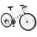 Front. Costway - Costway 6-Speed Cycling Bike with All-terrain Rubber Wheels Dual Brakes Adjustable Saddle - White.