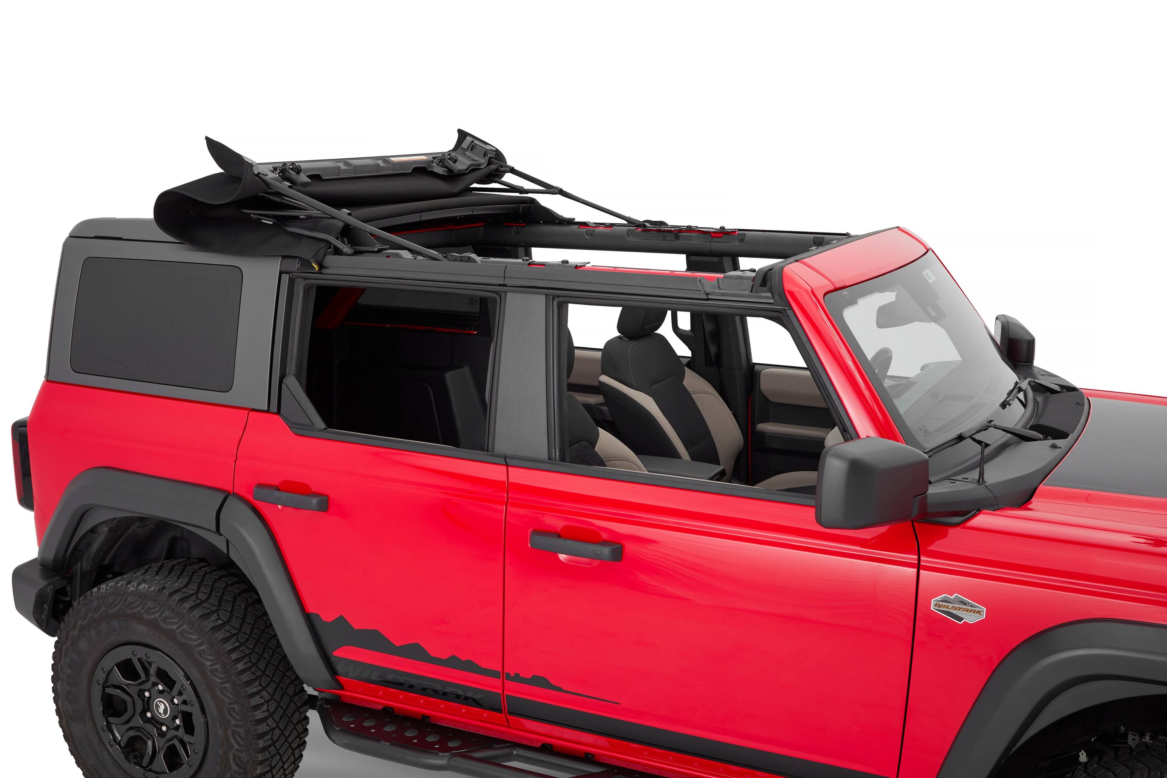 Alt View 2. Bestop - Skyrider for Hardtop - '21-26 Bronco 4-Door (Blk Diamond) - Black.