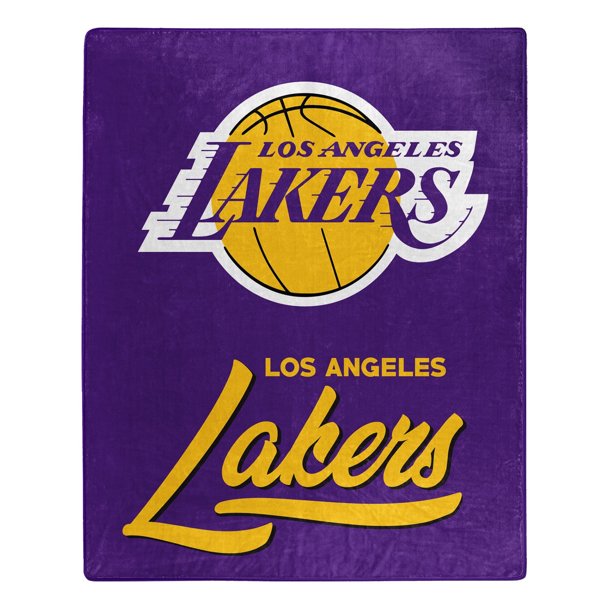 Northwest - Los Angeles Lakers 50" x 60" Signature Raschel Plush Throw Blanket - Multicolor