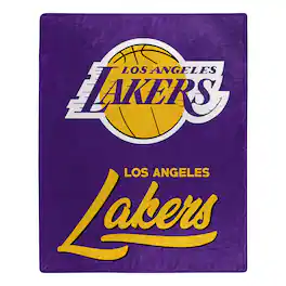 Northwest - Los Angeles Lakers 50" x 60" Signature Raschel Plush Throw Blanket - Multicolor