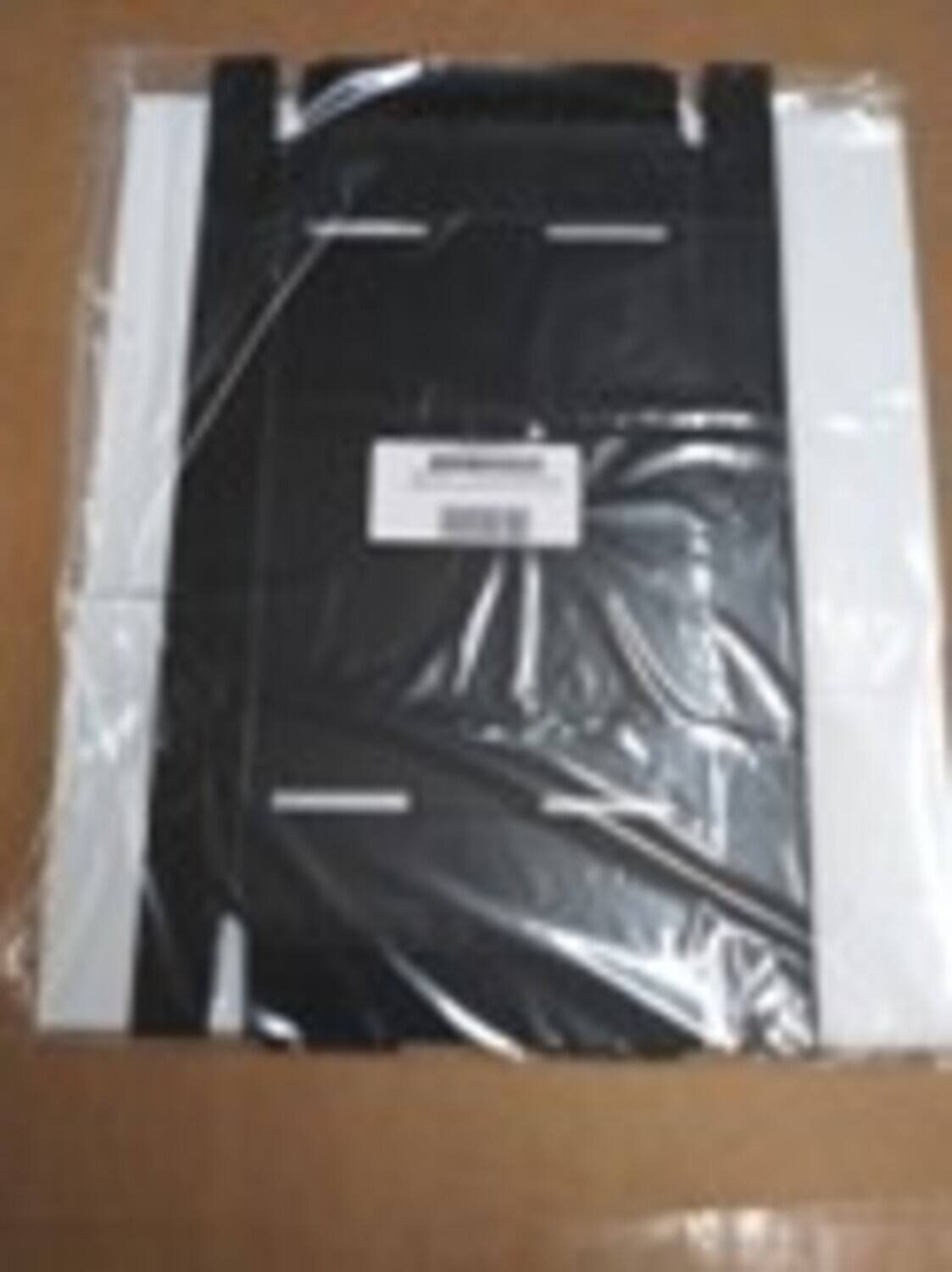 Alt View 1. PopMarket - Bags Unlimited X45125CP 7 45 RPM Record Storage Box With Lid Corrugated Plastic (White/Black)   - VINYL ACCESSORIES - Multicolor.