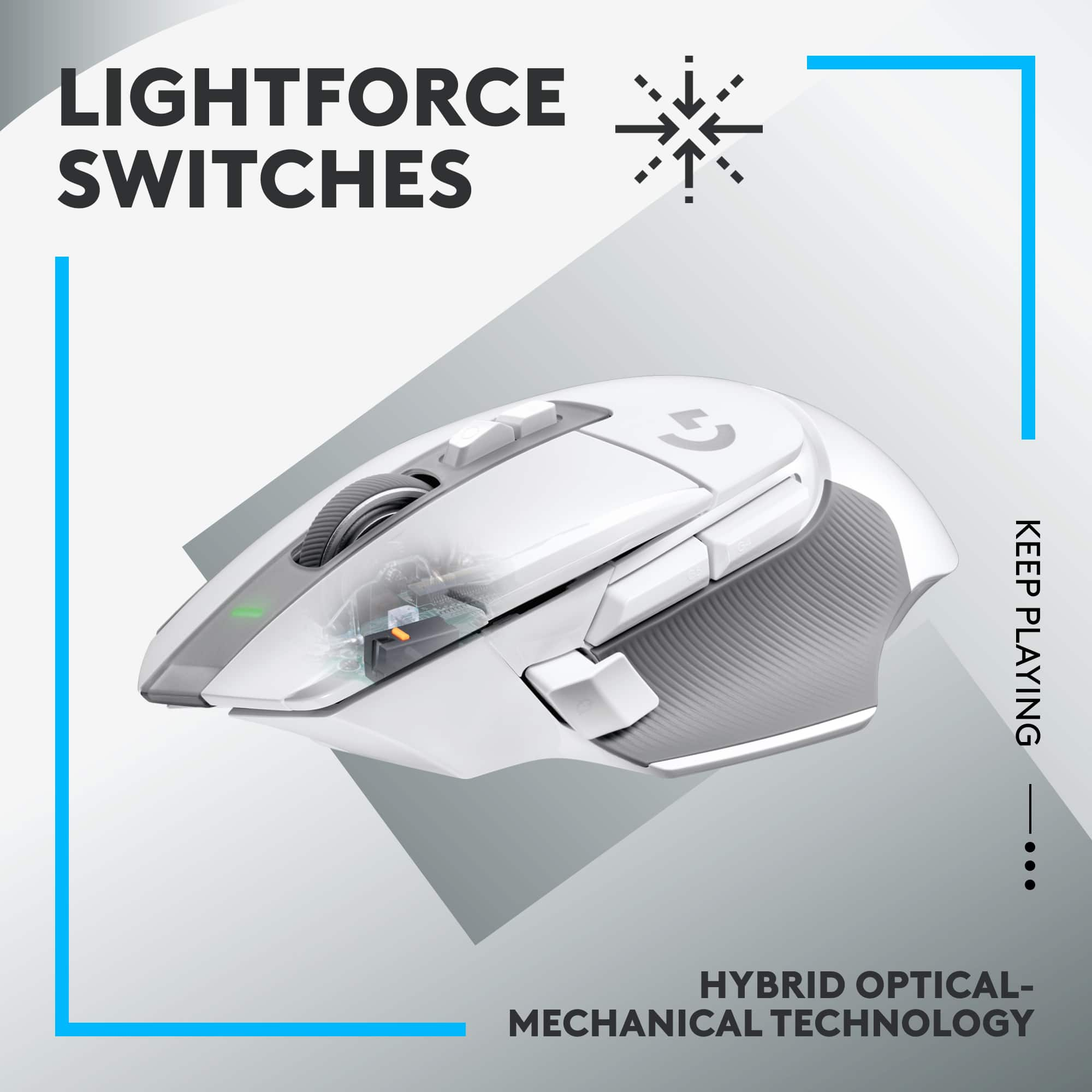 Logitech – G502 X LIGHTSPEED Wireless Gaming Mouse with HERO 25K Sensor – White Sansujyuku sansujyuku.com