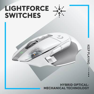 Logitech G502 X LIGHTSPEED Wireless Optical Gaming Mouse with HERO Logitech G502 X LIGHTSPEED Wireless Optical Gaming Mouse with HERO