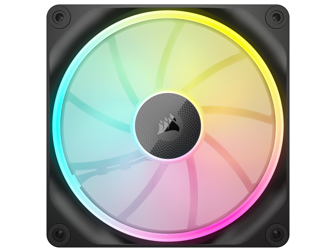Alt View 1. CORSAIR - CORSAIR LX RGB Series, iCUE LINK LX140 RGB, 140mm Fan, Dual Pack - RGB.