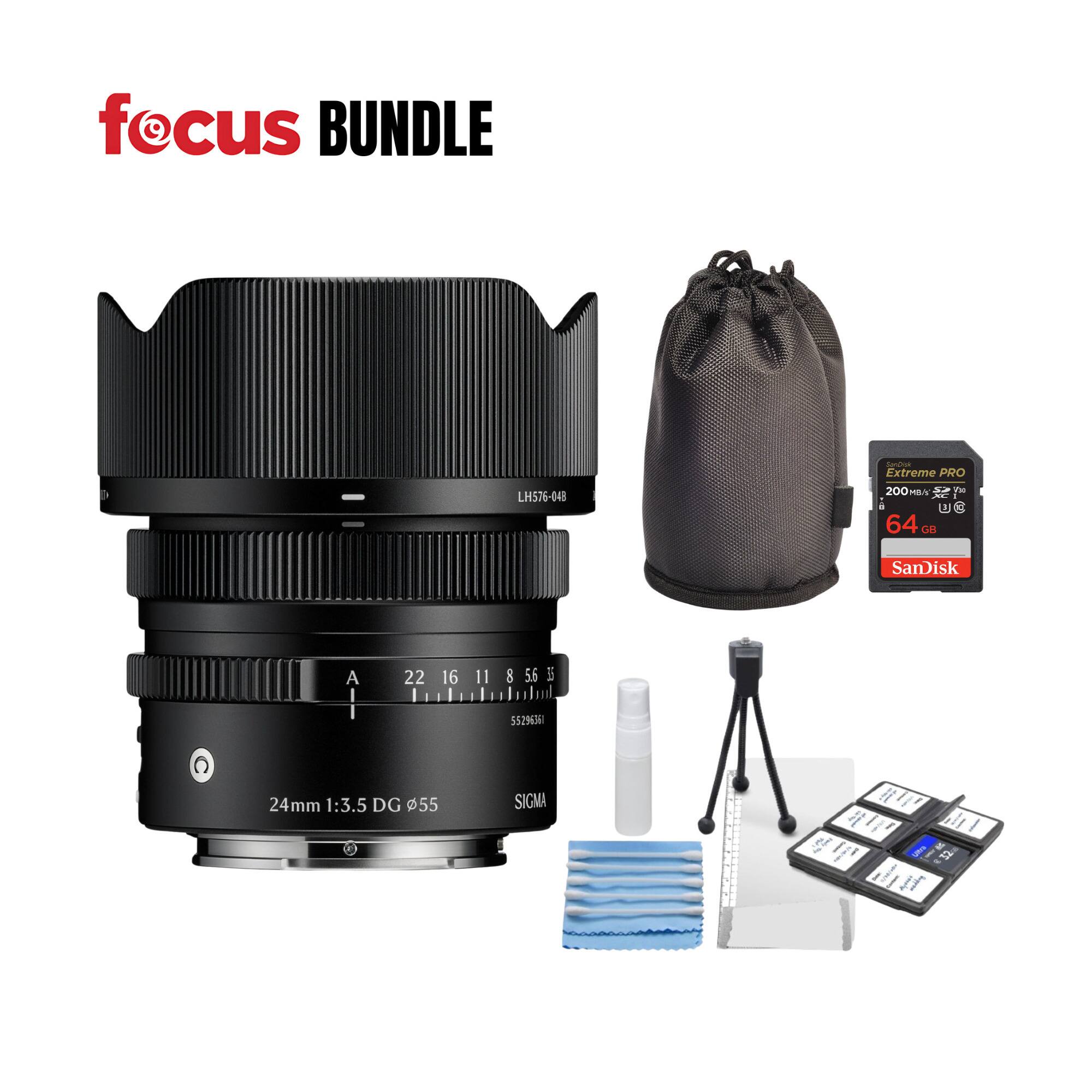focus BUNDLE

LH576-048

24mm 1:3.5 DG 55

SIGMA

Extreme PRO 200MB/s

64GB

SanDisk

A 22 16 11 8 5.6

55296161