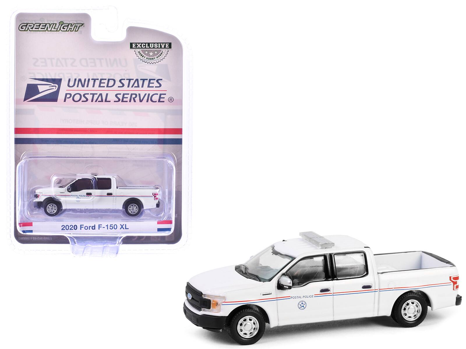 GREENLIGHT  
EXCLUSIVE  
UNITED STATES POSTAL SERVICE  
2020 Ford F-150 XL  
Postal Police