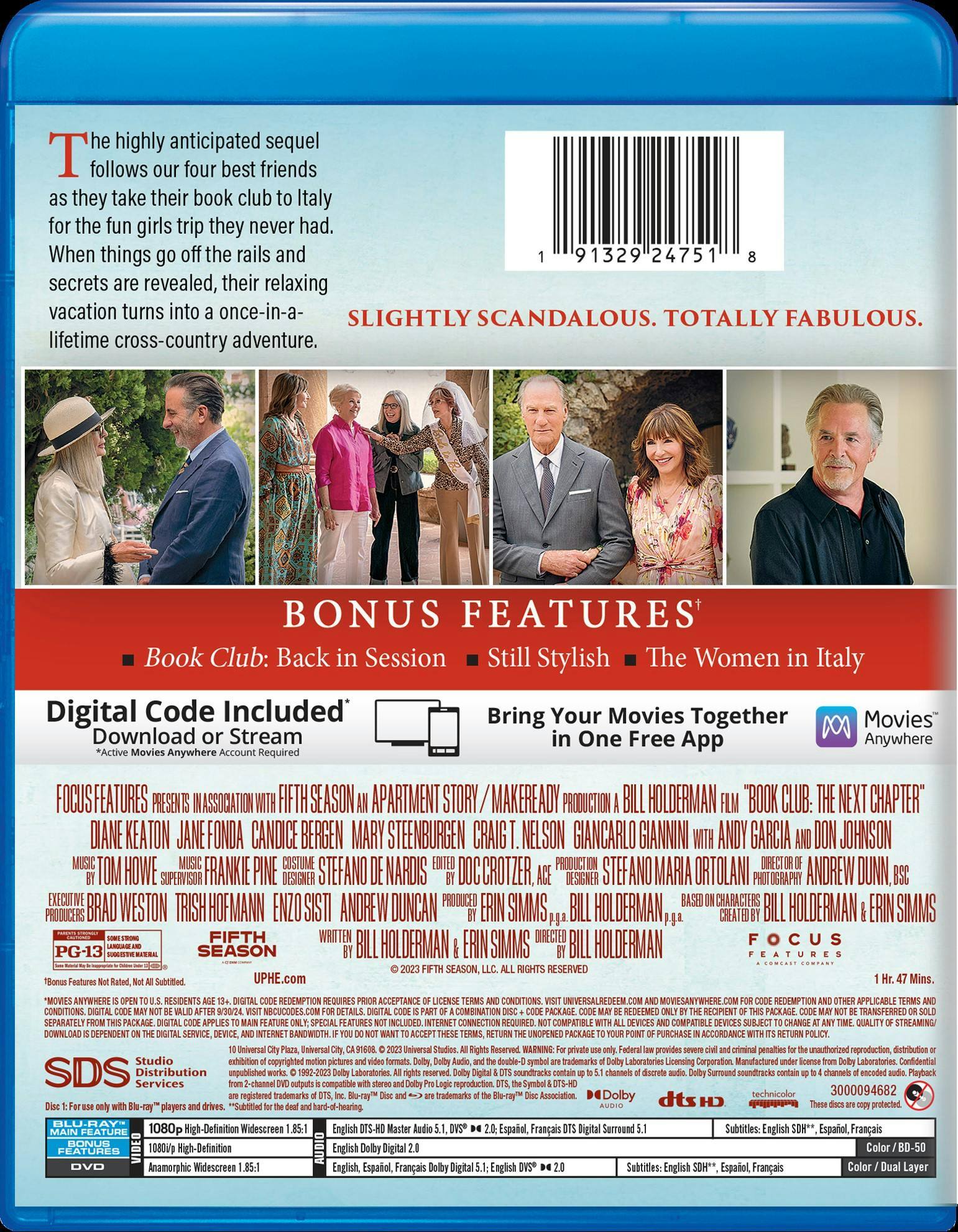 Back. Book Club: The Next Chapter (with DVD) [Blu-ray].