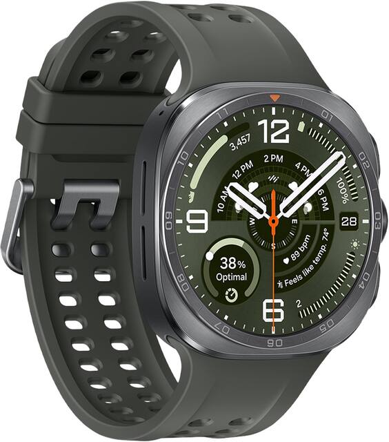Samsung - Galaxy Watch Ultra2 Titanium Smartwatch 47mm LTE - Titanium Silver - (2026)