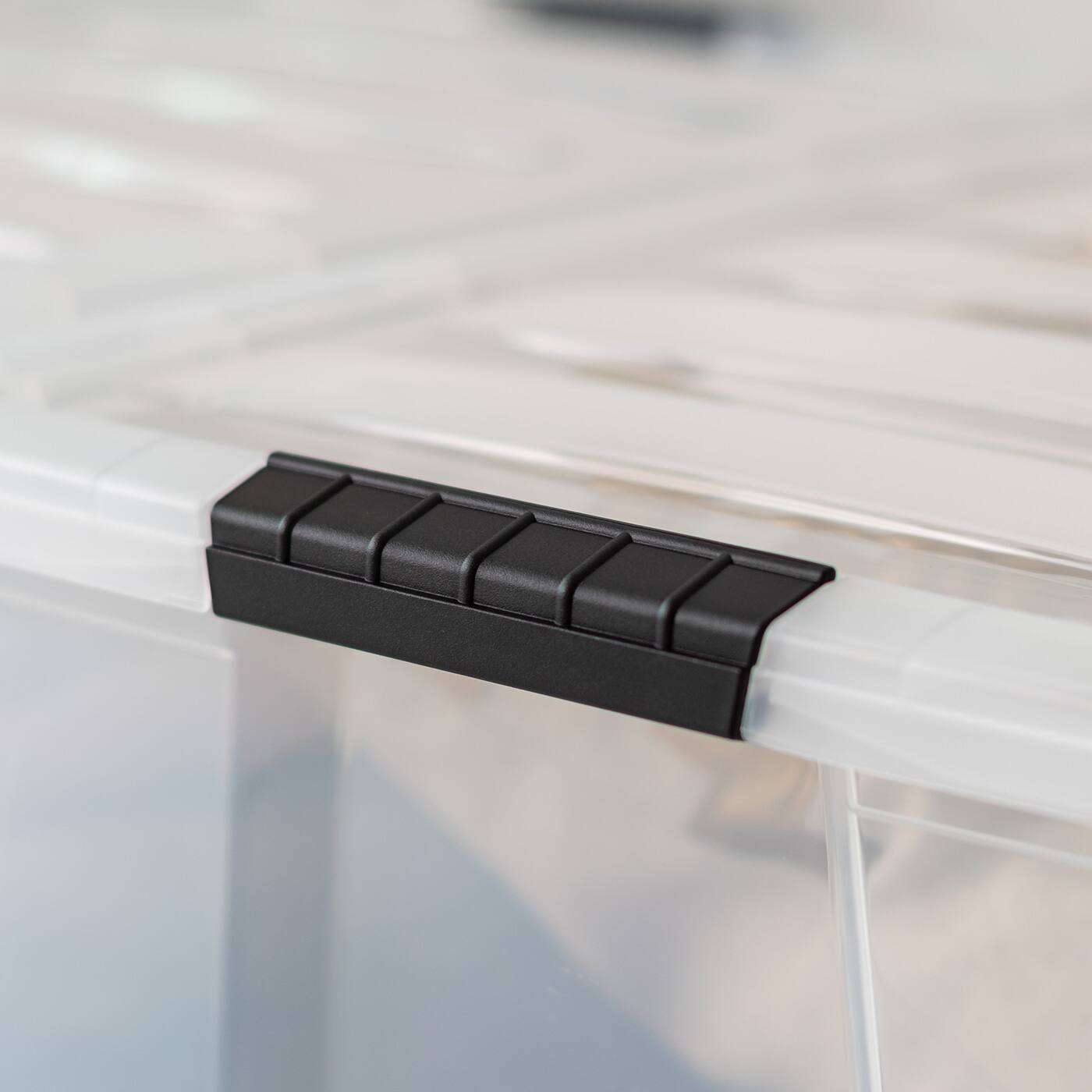 Alt View 8. IRIS USA - IRIS 72qt Plastic Storage Bins with Lids and Secure Latching Buckles.