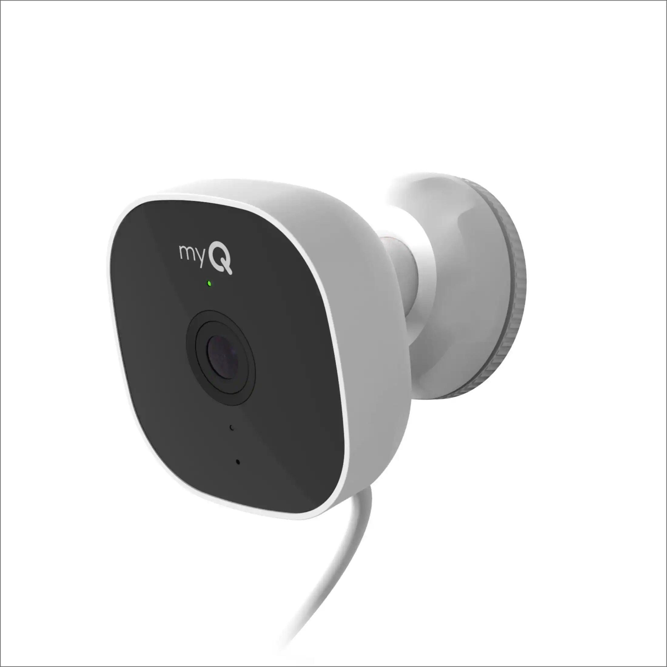 Front. Chamberlain - myQ Smart Outdoor Home Security Camera - White.