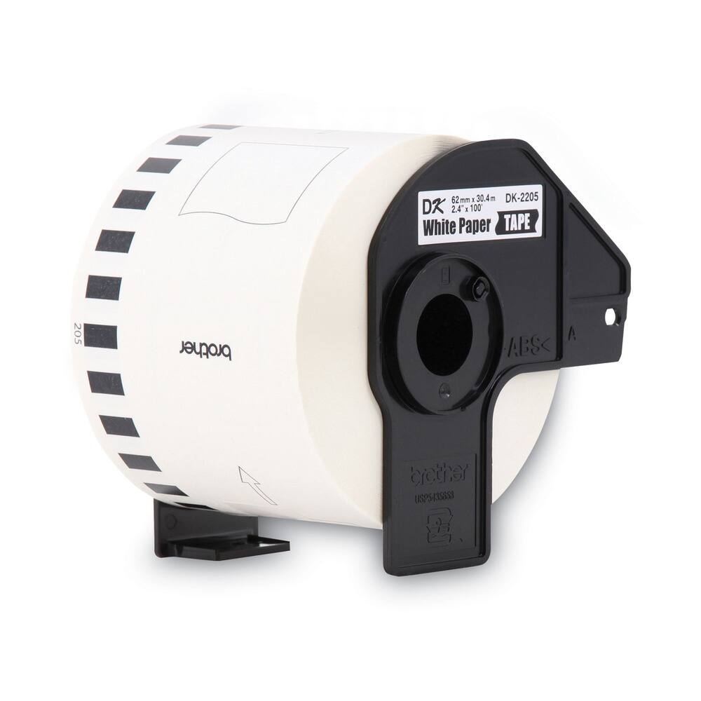 62mm x 30.4mm  
DK-2205  
2.4 x 100  
White Paper TAPE  
brother  
DK-2205  
62mm x 30.4mm  
2.4 x 100  
White Paper TAPE  
brother  
DK-2205  
205