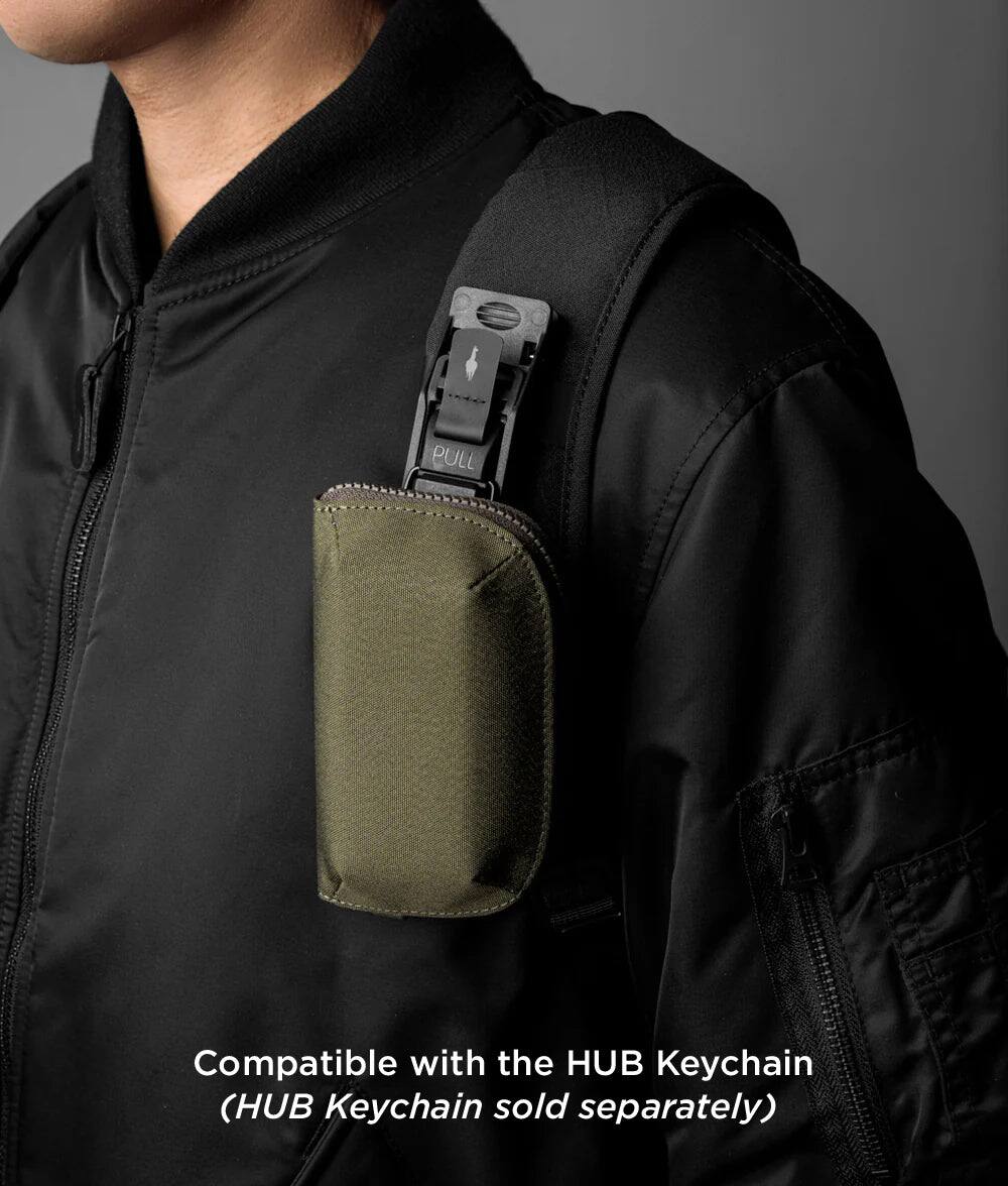 Compatible with the HUB Keychain (HUB Keychain sold separately)
