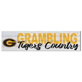 Jardine - Grambling Tigers 40'' x 10'' Logo Sign - White