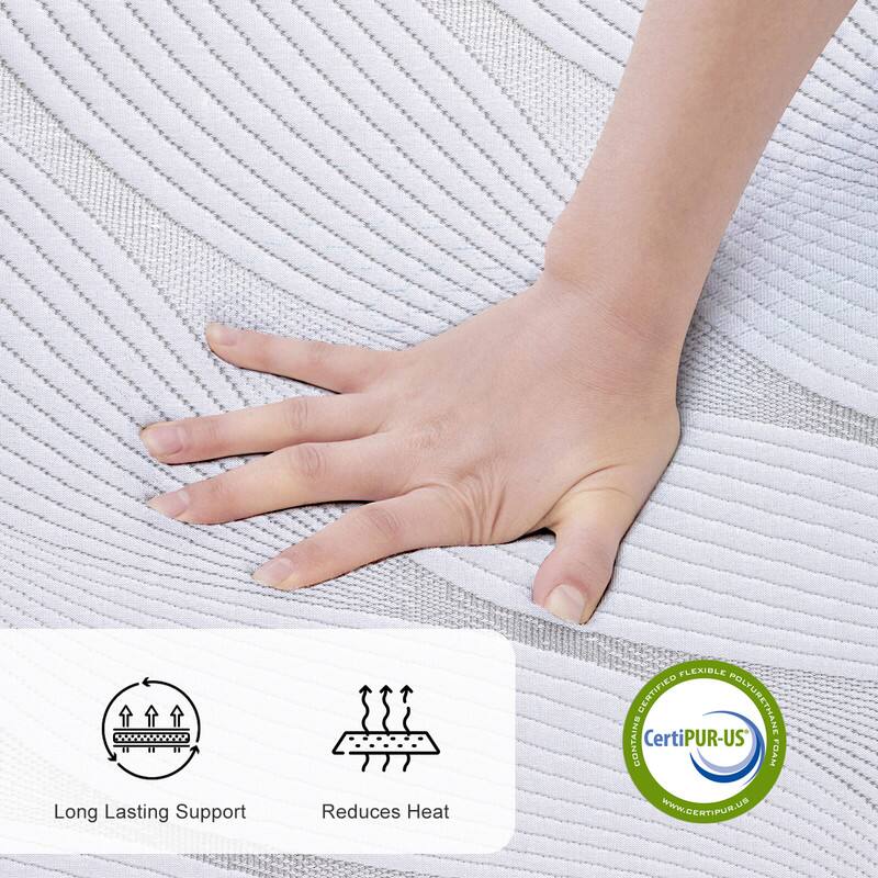 Long Lasting Support  
Reduces Heat  

Certified Flexible Polyurethane Contains CertiPUR-US Foam  

www.gertipur.com  

CertiPUR-US  
www.certipur.us