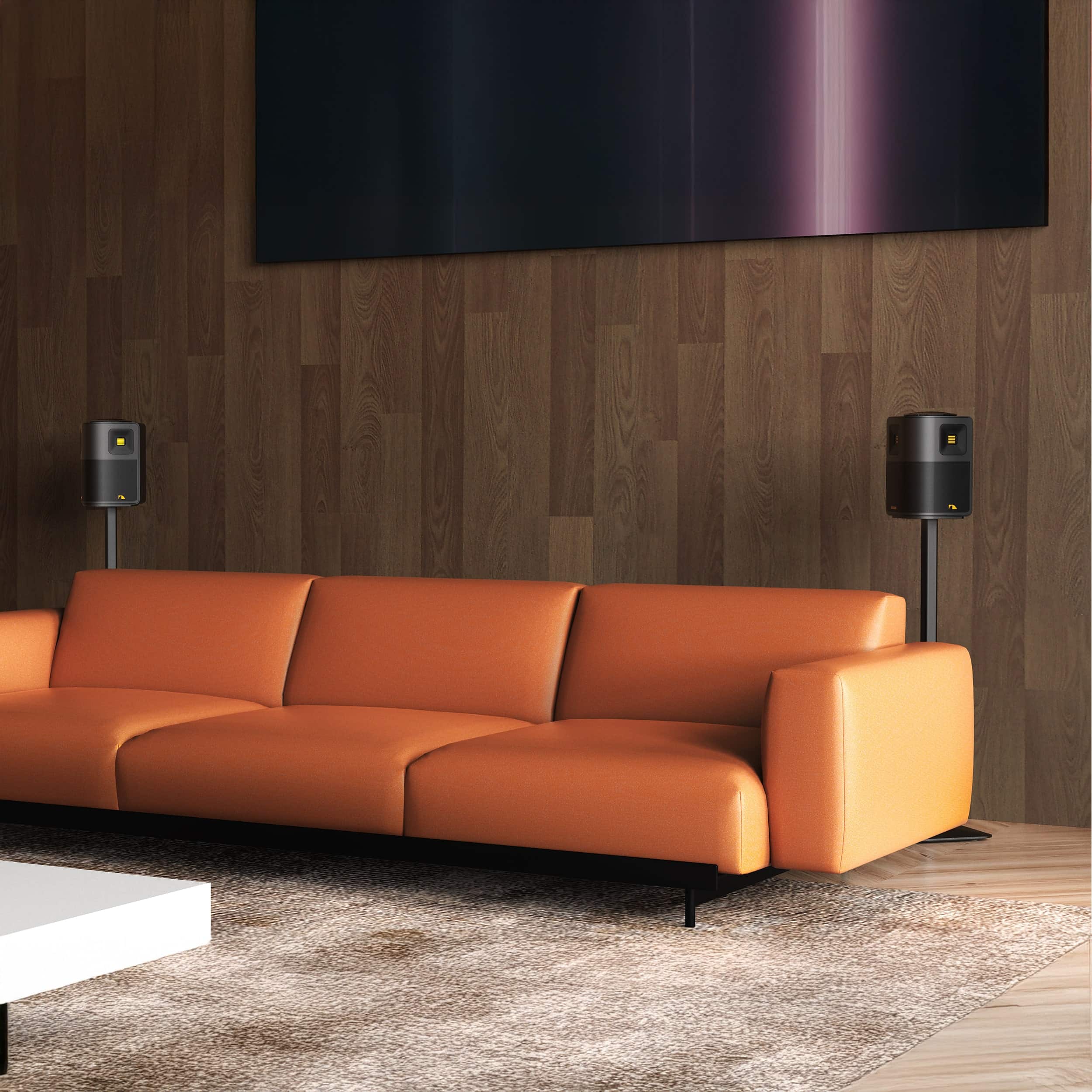 Alt View 9. Nakamichi - DRAGON 3500W Home Surround Sound System w/ Dual 12" Subwoofers, Dolby Atmos and DTS:X Pro - Black.