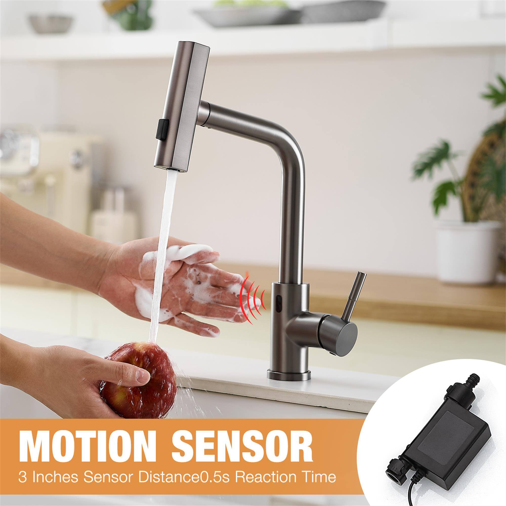 MOTION SENSOR  
3 Inches Sensor Distance  
0.5s Reaction Time