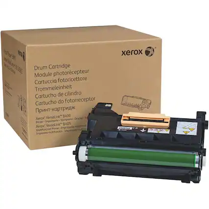 Drum Cartridge
Module photorécepteur
Cartuccia fotoricettore
Trommel-einheit
Cartucho de cilindro
Cartucho do fotorreceptor
Xerox VersaLink B400
Xerox VersaLink B405
Printer - Imprimante - Stampante - Drucker - Imprimante - Impresora - Impresora multifunción - Multifunction Printer
