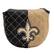 Front. Team Golf - New Orleans Saints Quilted Mallet Putter Cover - Multicolor.