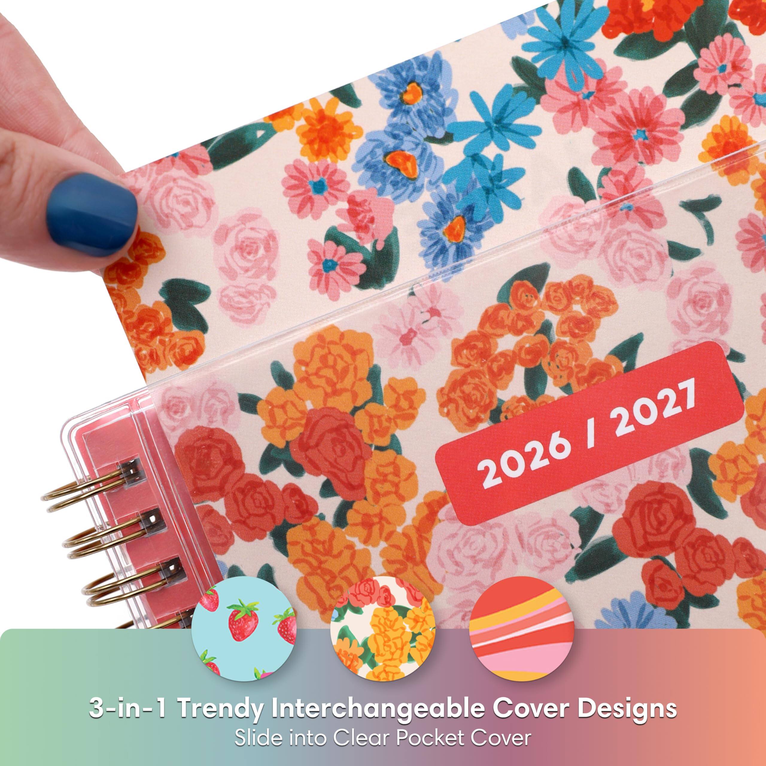 2026 / 2027

3-in-1 Trendy Interchangeable Cover Designs
Slide into Clear Pocket Cover