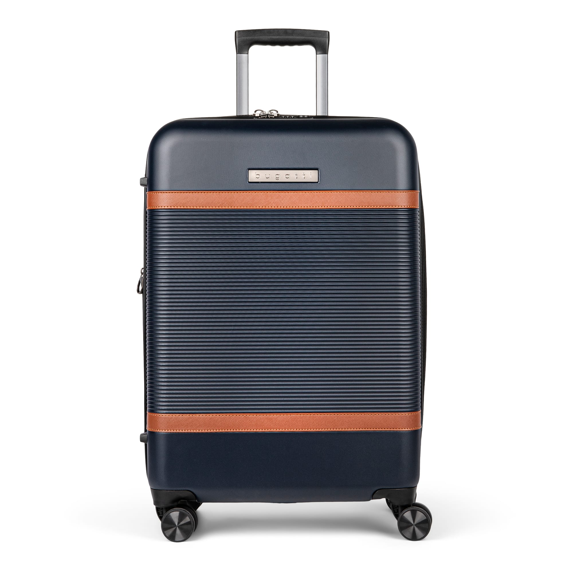 Bugatti - 24" Wellington Suitcase - Navy - Front_Zoom