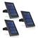 Front. Wasserstein - Solar Power Panel for Blink Outdoor, XT and XT2 Camera Charger (3 Pack) - Black.