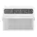 Front. Frigidaire - Frigidaire 115V 14,000 BTU 700 Sq. Ft. Smart Window Air Conditioner with Remote - White.