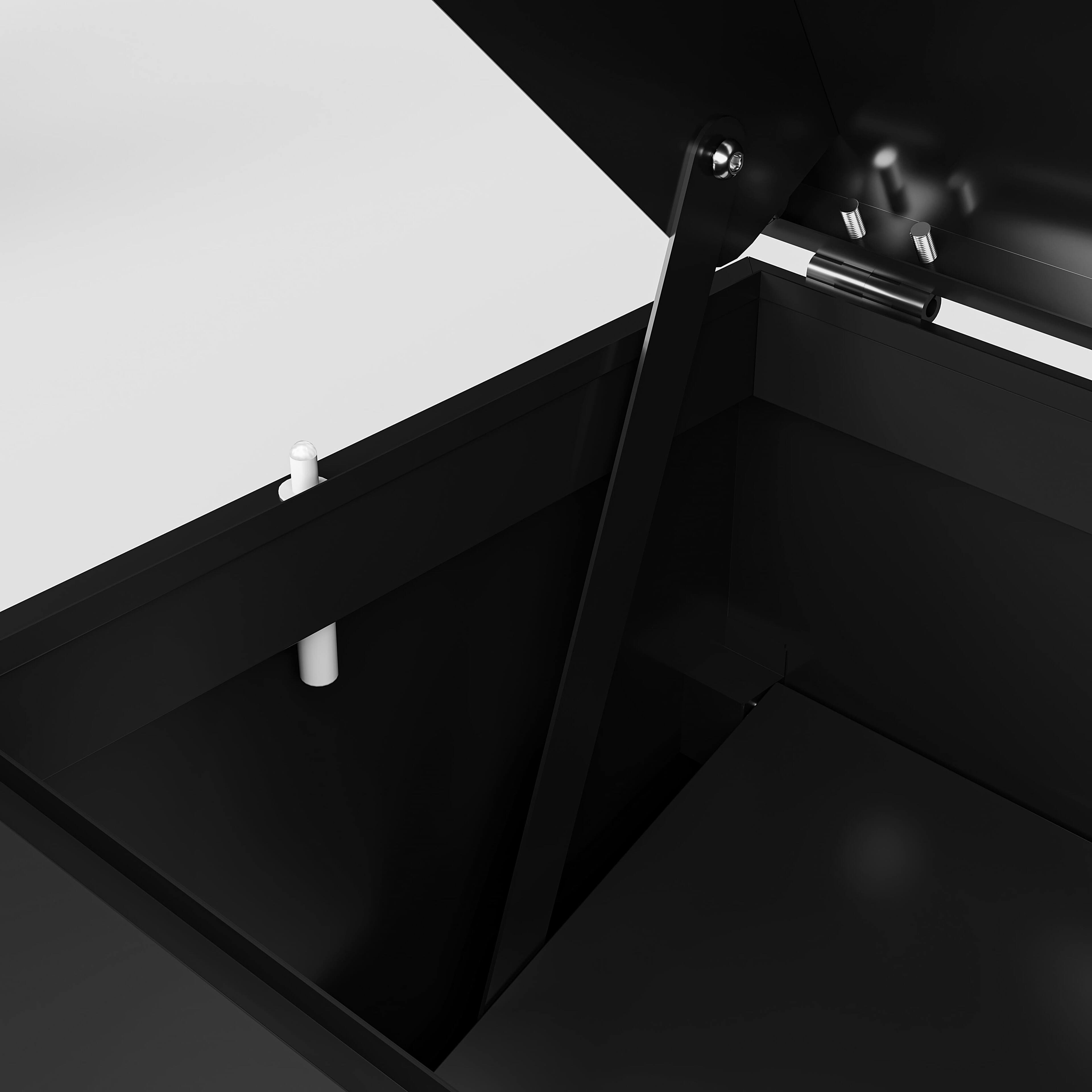 Alt View 1. Lycvki - Outdoor Parcel Drop Box with Mechanical Lock Floor Standing Courier Locker.