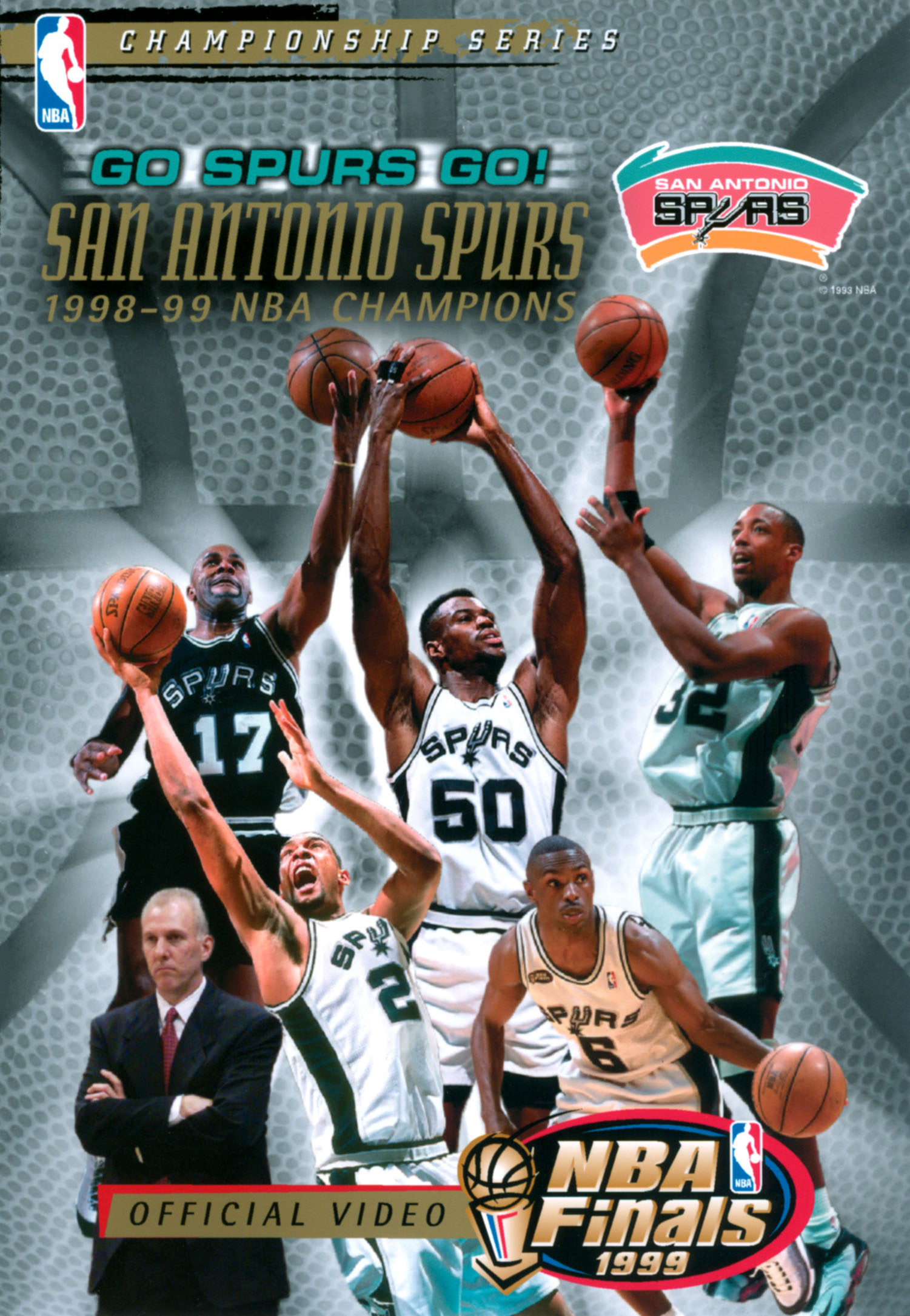 San Antonio Spurs 1998-1999 NBA Championship VHS - Depop