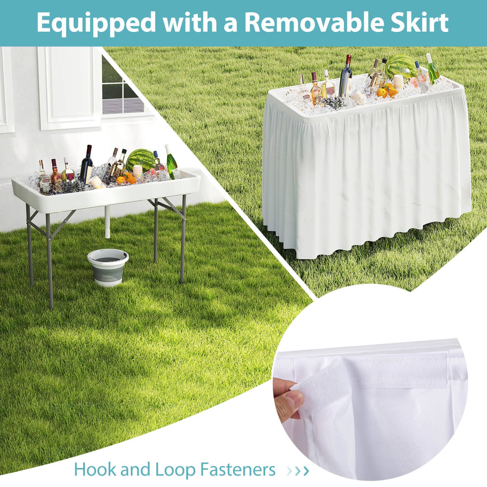 Equipped with a Removable Skirt
Hook and Loop Fasteners >>>