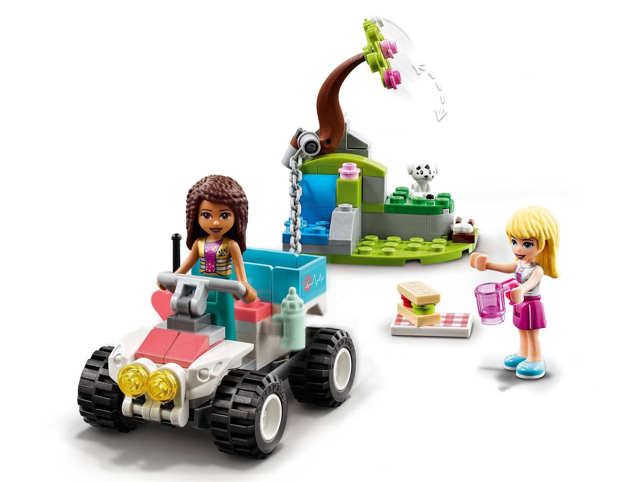 Alt View 2. LEGO - Friends [Vet Clinic Rescue Buggy #41442].