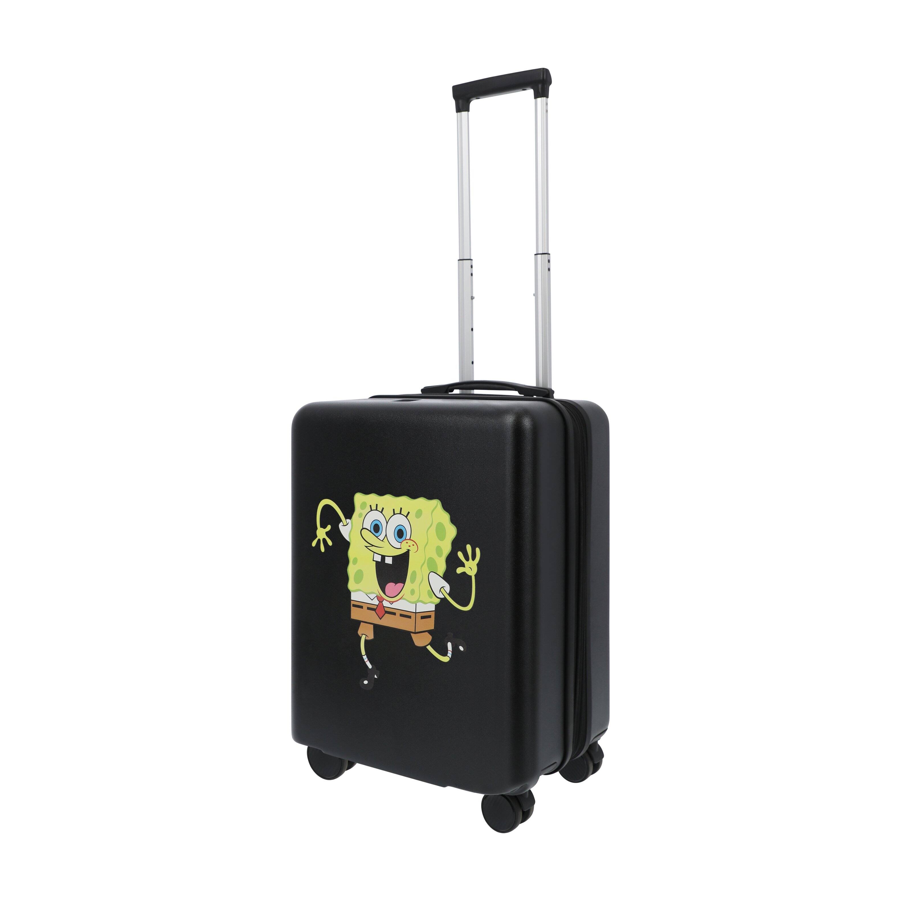 Angle. Ful - NICKELODEON SPONGEBOB 22.5"CARRY-ON LUGGAGE - BLACK.