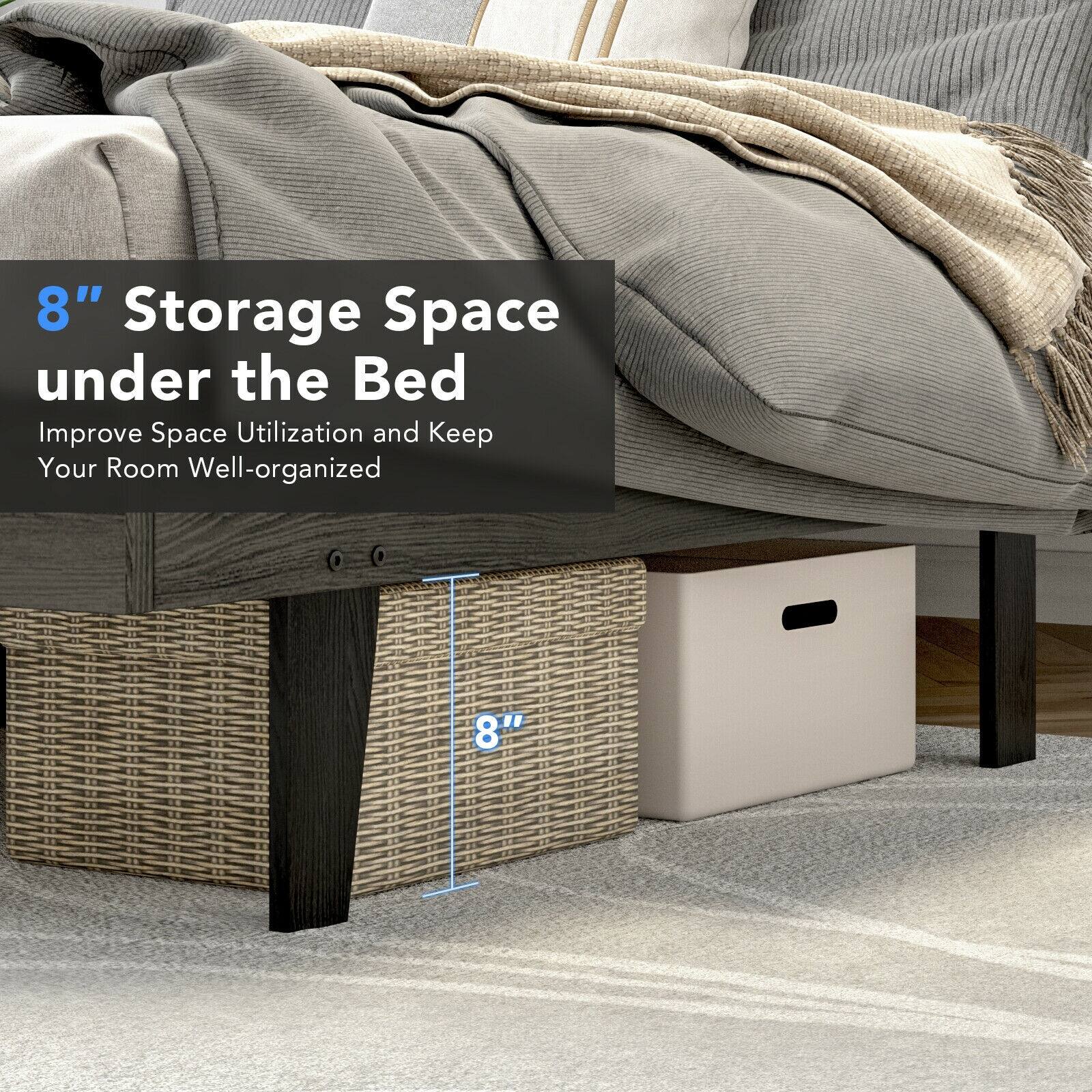 8" Storage Space under the Bed

Improve Space Utilization and Keep Your Room Well-organized