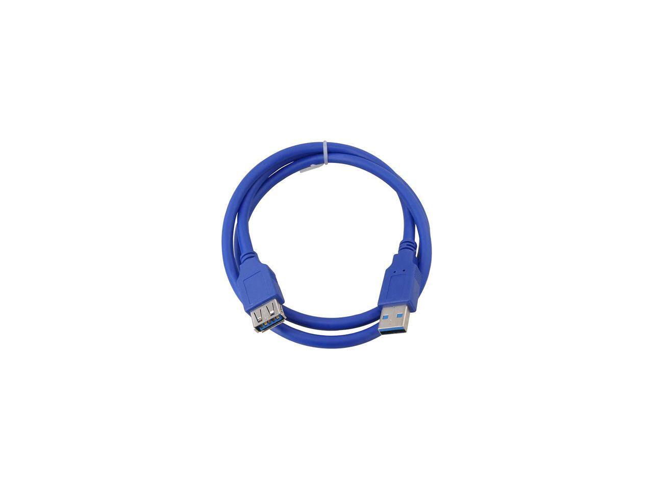 Alt View 2. Nippon Labs - Nippon Labs 50USB3-AAF-6 6 ft. USB 3.0 A Male to A Female Extension Cable - Blue.
