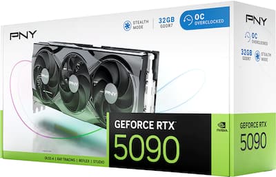 PNY GeForce RTX 5090 32GB OC GDDR7 PCI Express 5.0 Graphics Card PNY GeForce RTX 5090 32GB OC GDDR7 PCI Express 5.0 Graphics Card