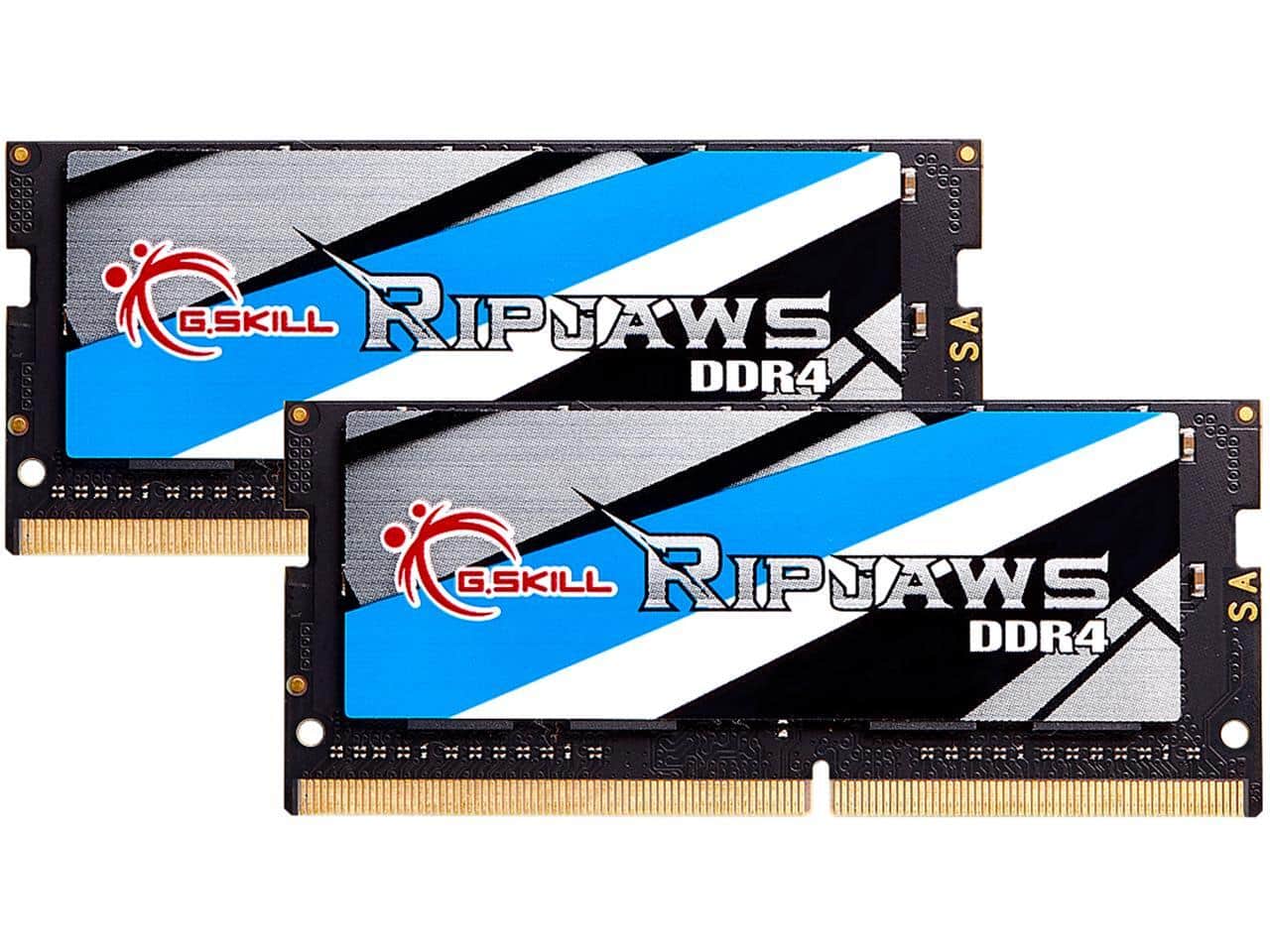 G.SKILL - Ripjaws Series 64GB (2 x 32GB) 260-Pin DDR4 SO-DIMM DDR4 2666 (PC4 21300) Laptop Memory Model F4-2666C19D-64GRS