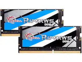 G.SKILL - Ripjaws Series 64GB (2 x 32GB) 260-Pin DDR4 SO-DIMM DDR4 2666 (PC4 21300) Laptop Memory Model F4-2666C19D-64GRS